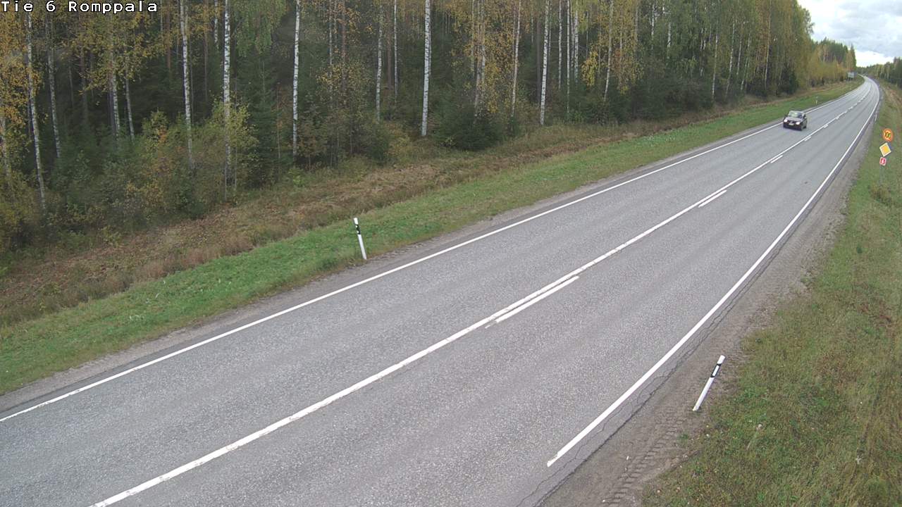 Weather Camera Image Road 6 Kontiolahti, Romppala, Kontiolahti, Pohjois-Karjala