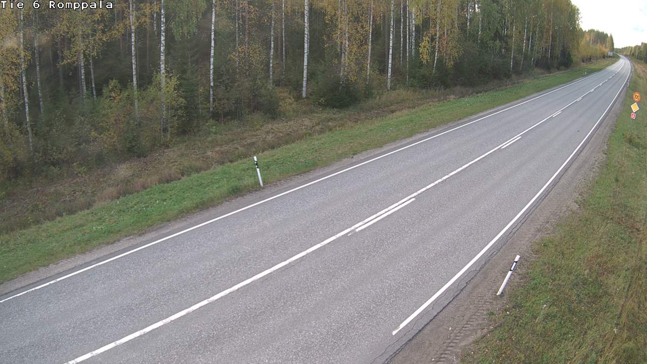 Weather Camera Image Road 6 Kontiolahti, Romppala, Kontiolahti, Pohjois-Karjala