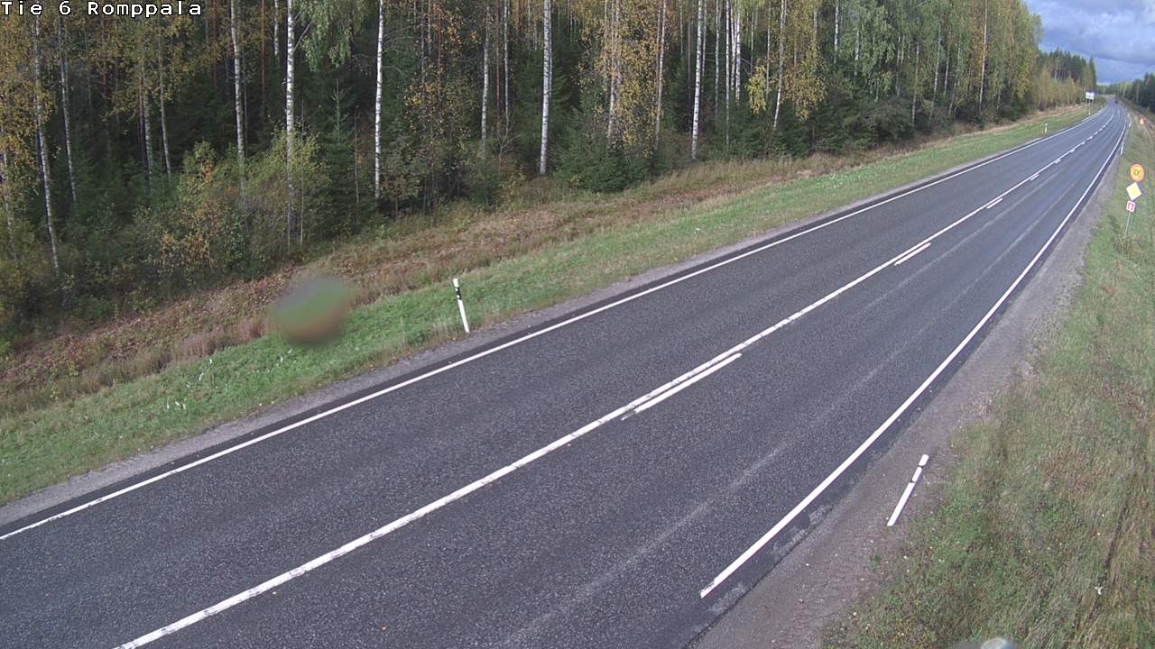 Weather Camera Image Väg 6 Kontiolax, Romppala, Kontiolahti, Pohjois-Karjala