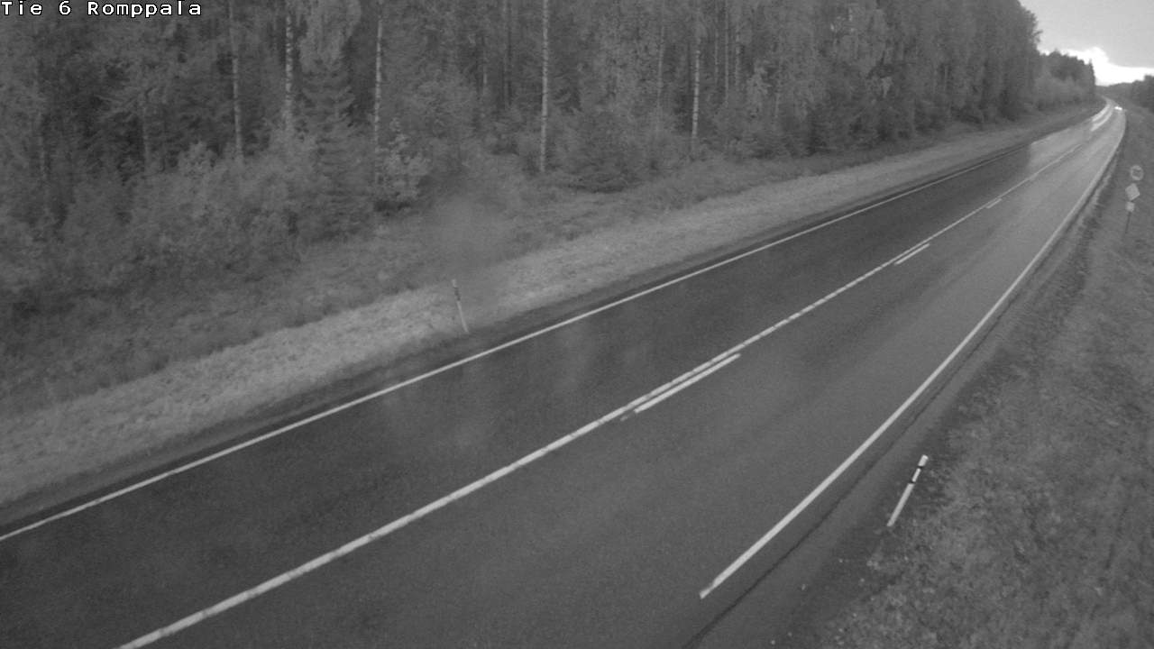 Weather Camera Image Väg 6 Kontiolax, Romppala, Kontiolahti, Pohjois-Karjala