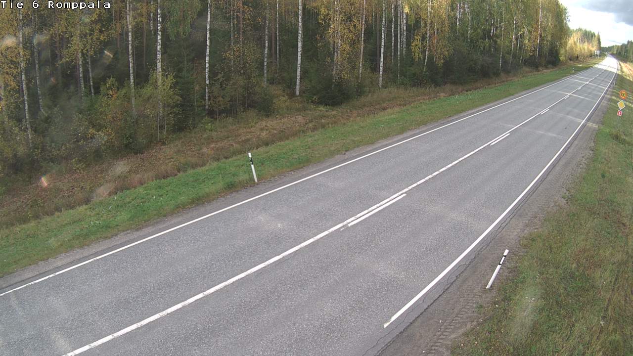 Weather Camera Image Road 6 Kontiolahti, Romppala, Kontiolahti, Pohjois-Karjala