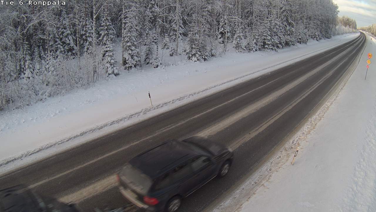 Weather Camera Image Road 6 Kontiolahti, Romppala, Kontiolahti, Pohjois-Karjala