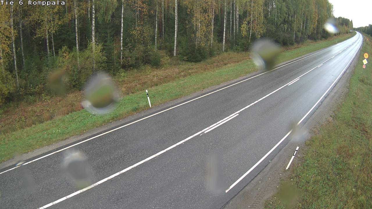 Weather Camera Image Väg 6 Kontiolax, Romppala, Kontiolahti, Pohjois-Karjala
