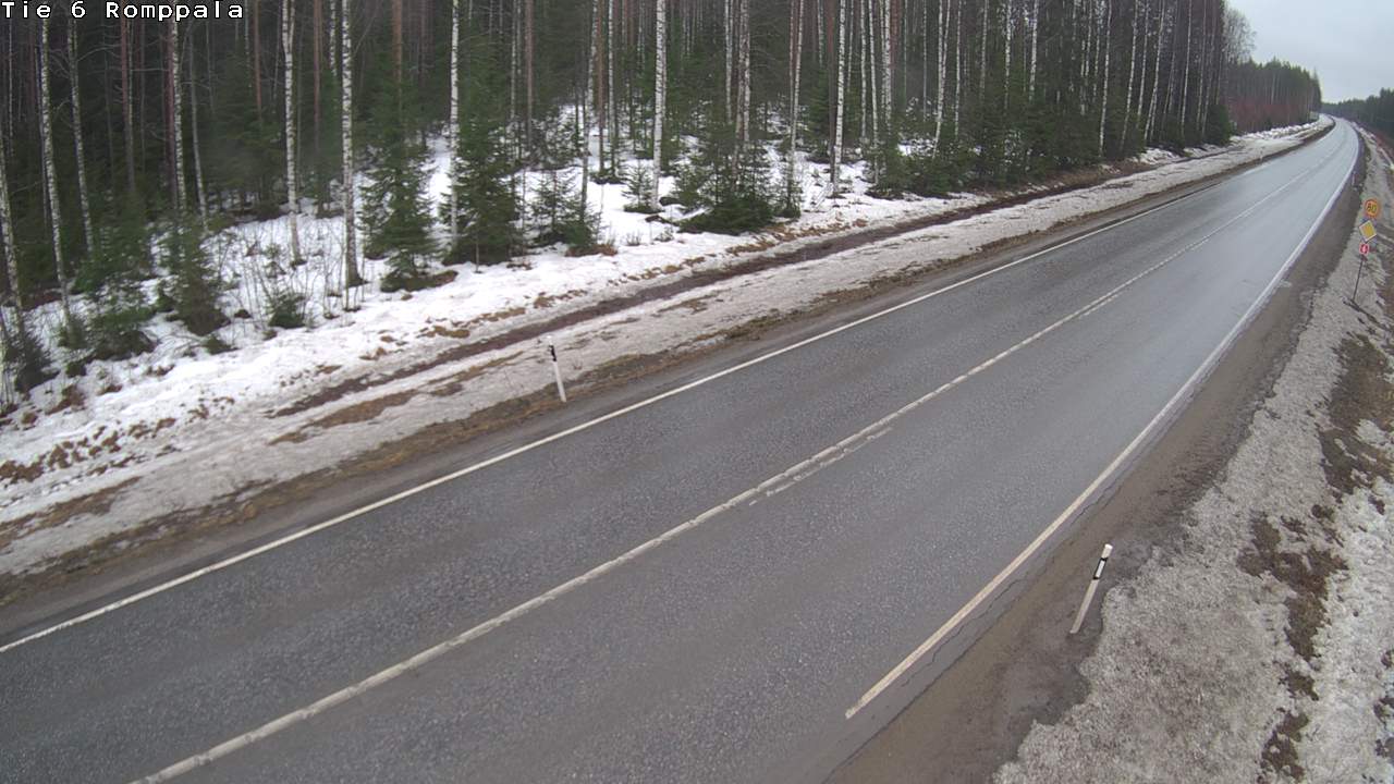 Weather Camera Image Road 6 Kontiolahti, Romppala, Kontiolahti, Pohjois-Karjala