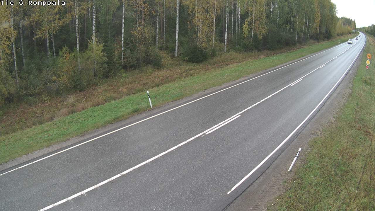 Weather Camera Image Väg 6 Kontiolax, Romppala, Kontiolahti, Pohjois-Karjala