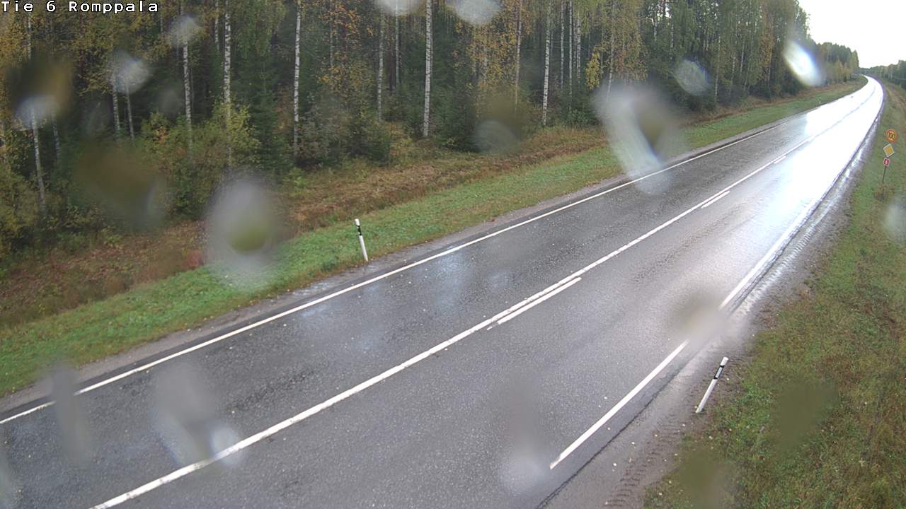 Weather Camera Image Väg 6 Kontiolax, Romppala, Kontiolahti, Pohjois-Karjala