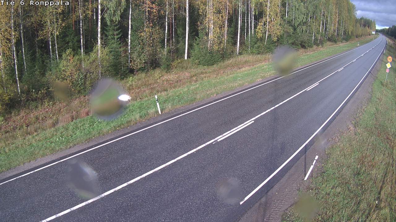 Weather Camera Image Väg 6 Kontiolax, Romppala, Kontiolahti, Pohjois-Karjala