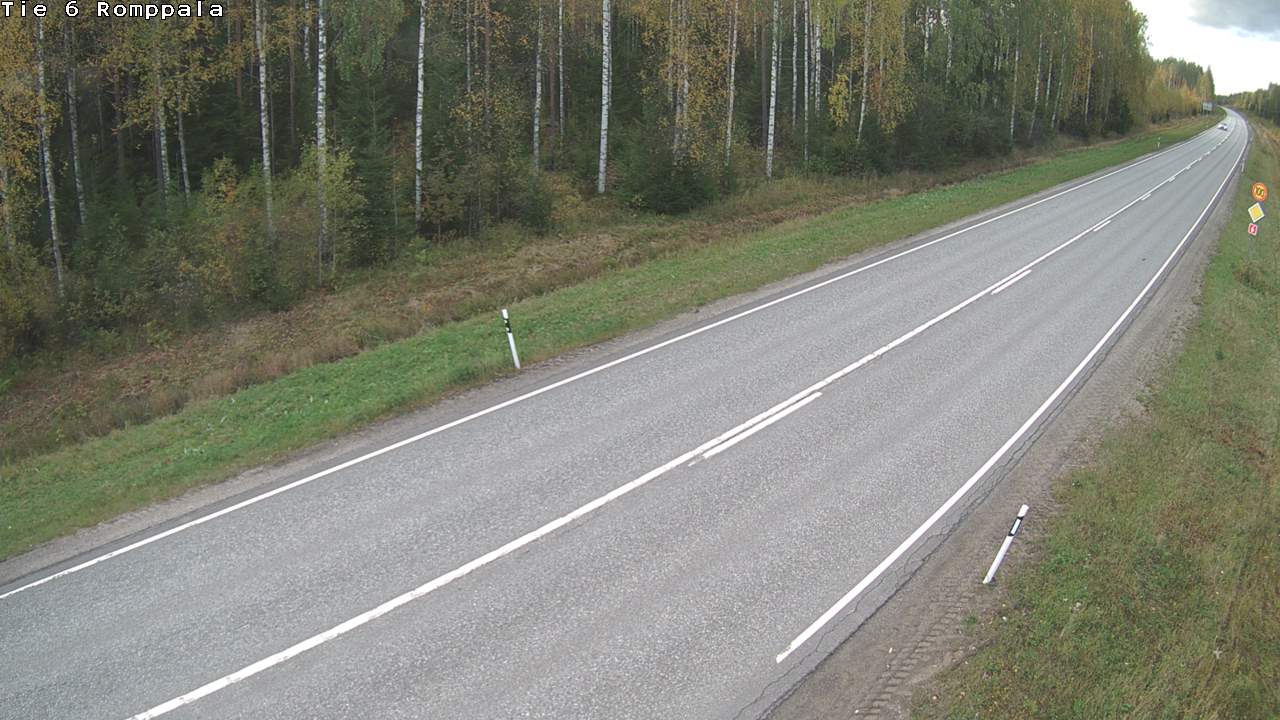 Weather Camera Image Road 6 Kontiolahti, Romppala, Kontiolahti, Pohjois-Karjala