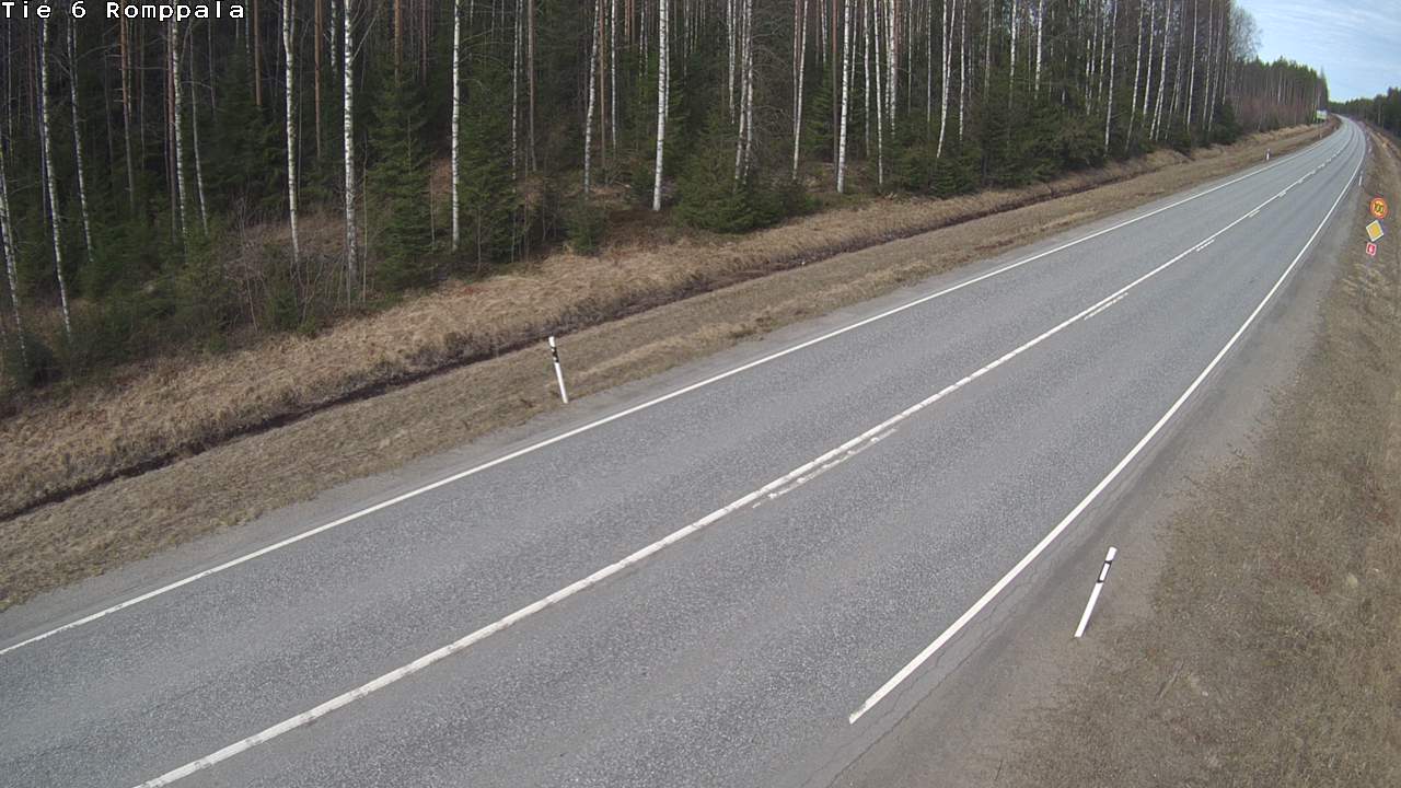 Weather Camera Image Road 6 Kontiolahti, Romppala, Kontiolahti, Pohjois-Karjala