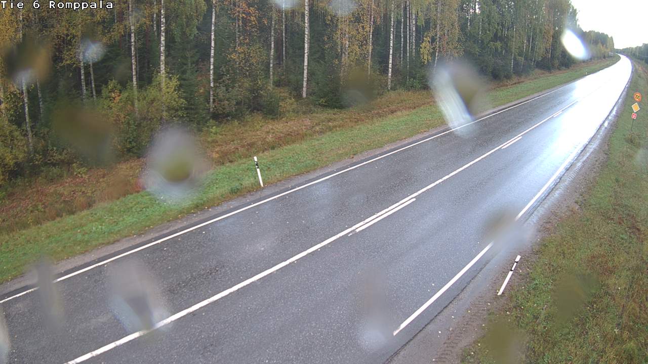 Weather Camera Image Väg 6 Kontiolax, Romppala, Kontiolahti, Pohjois-Karjala