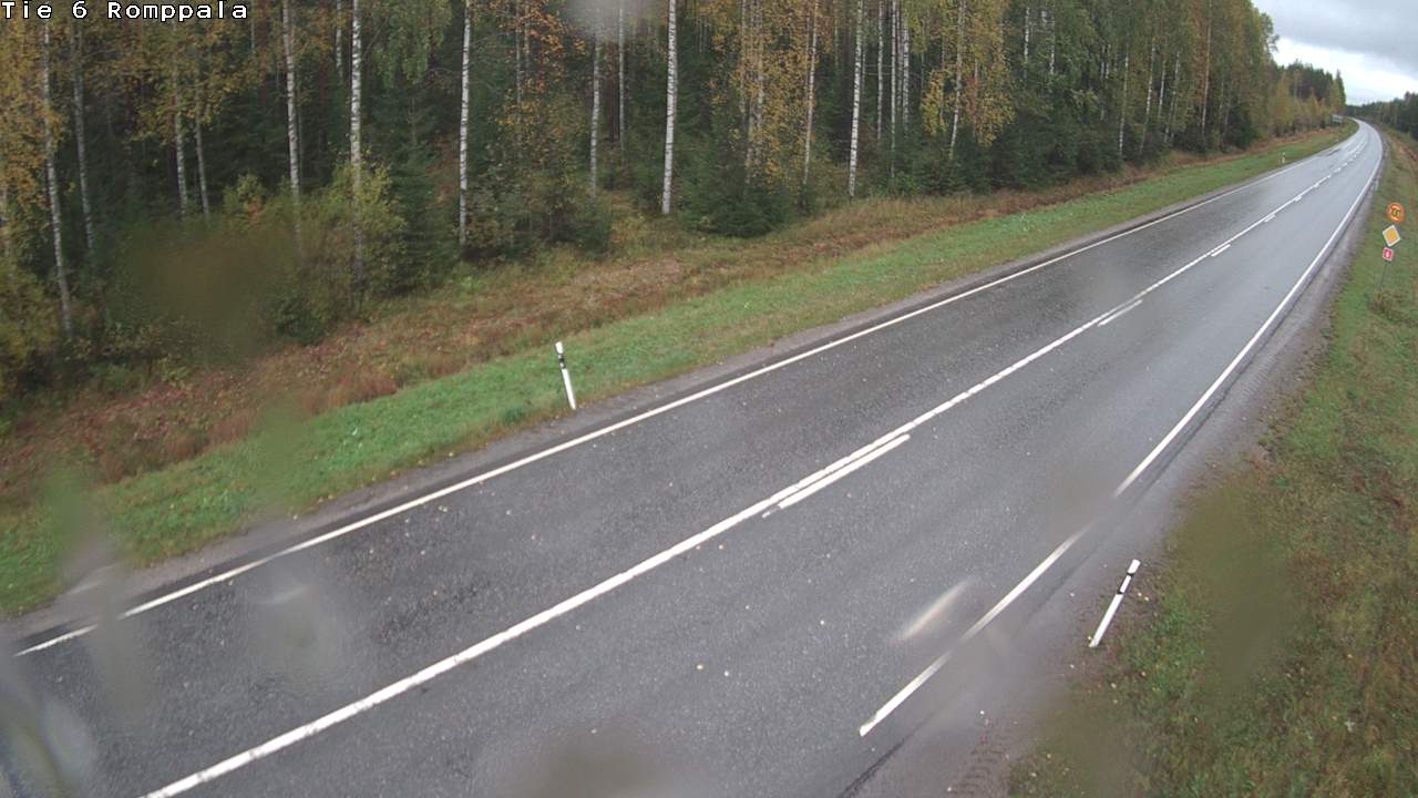 Weather Camera Image Väg 6 Kontiolax, Romppala, Kontiolahti, Pohjois-Karjala