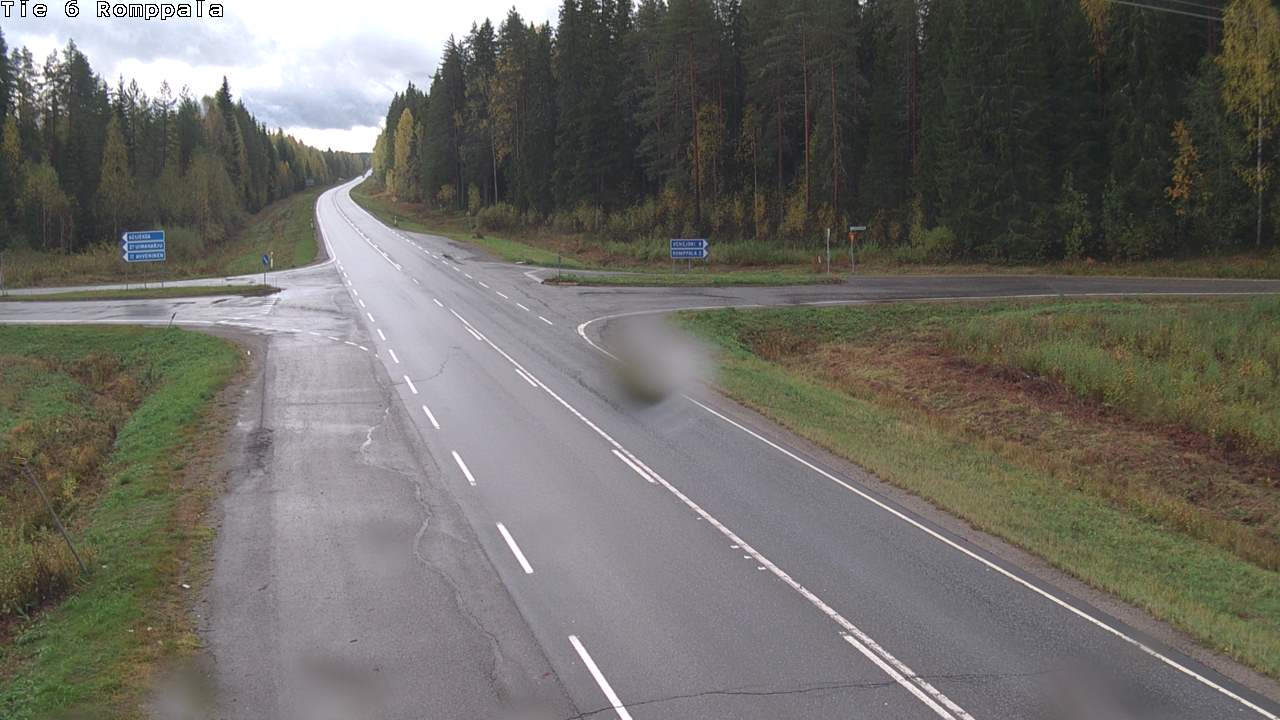 Weather Camera Image Road 6 Kontiolahti, Romppala, Kontiolahti, Pohjois-Karjala