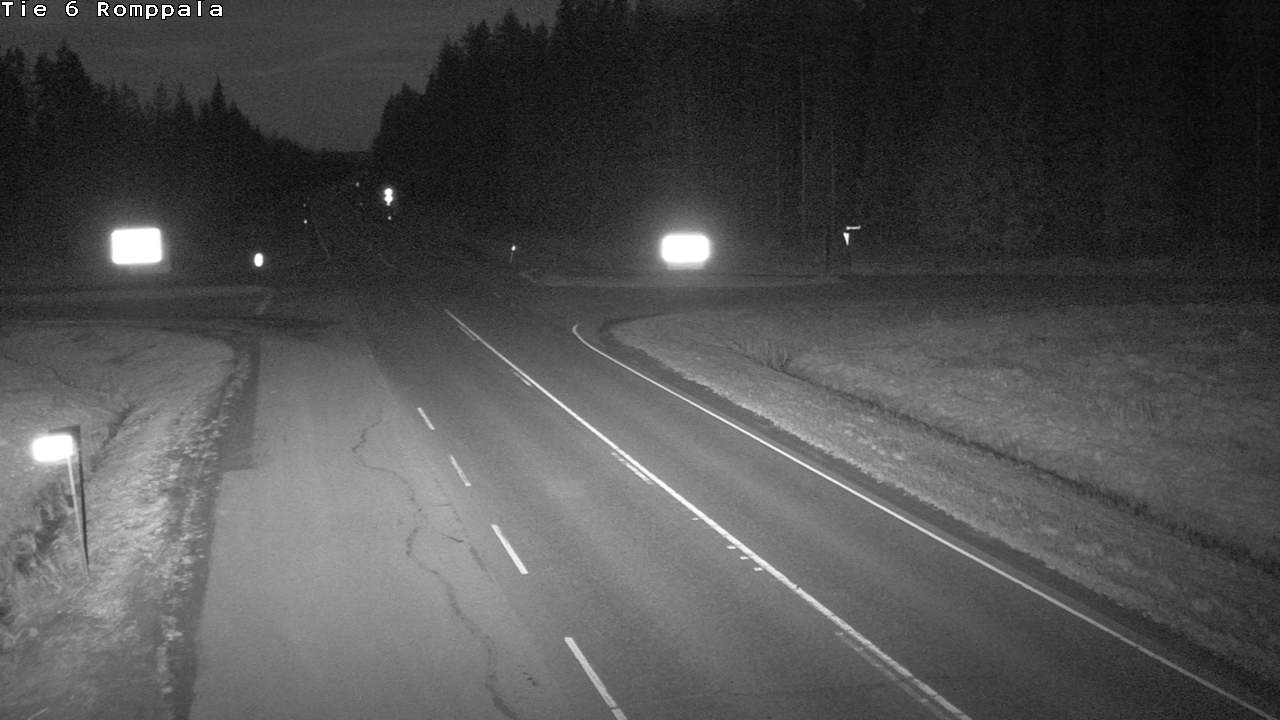 Weather Camera Image Road 6 Kontiolahti, Romppala, Kontiolahti, Pohjois-Karjala