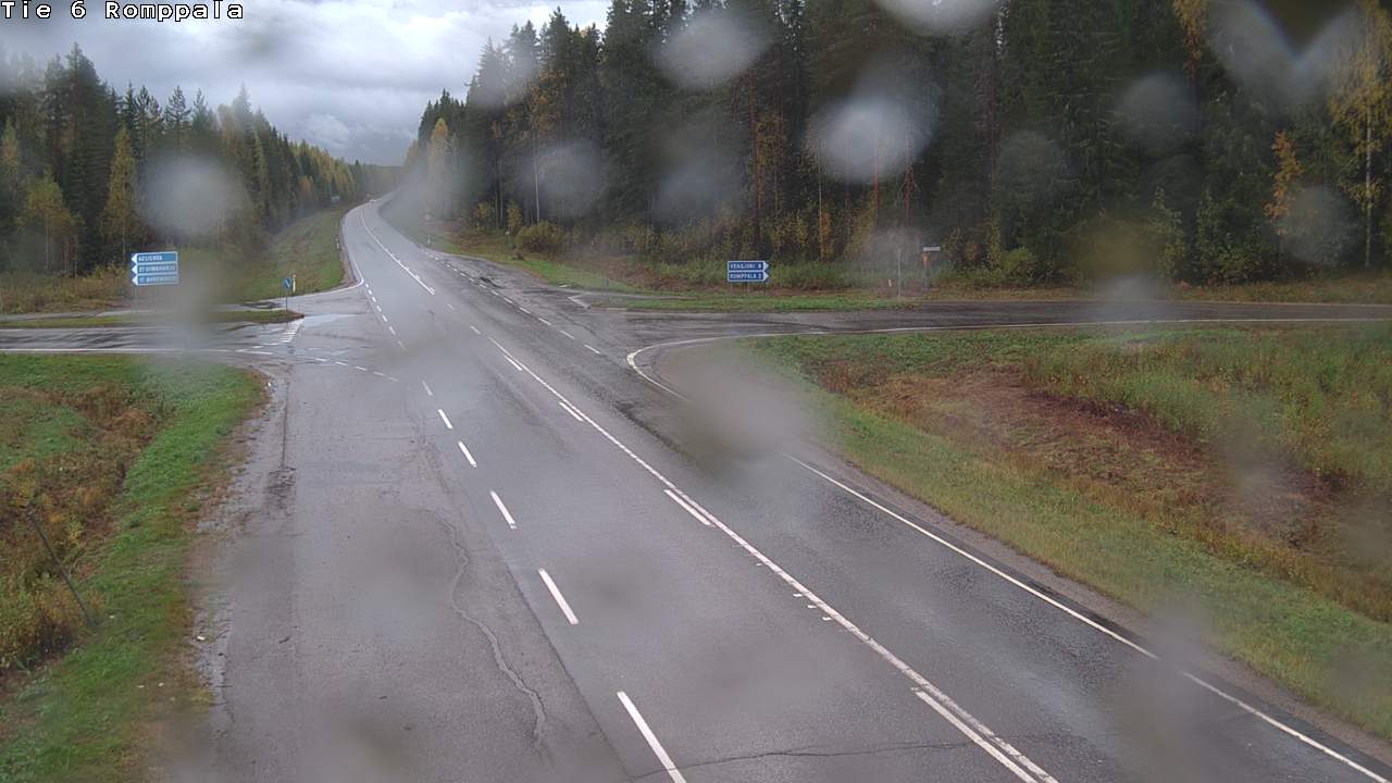 Weather Camera Image Road 6 Kontiolahti, Romppala, Kontiolahti, Pohjois-Karjala