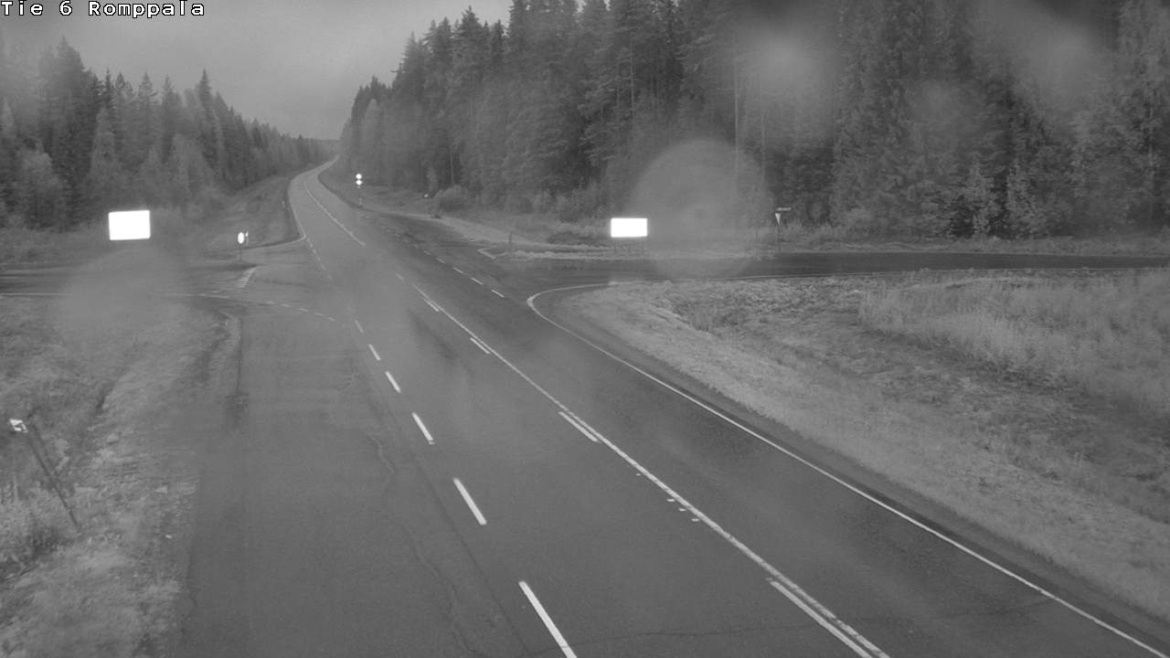Weather Camera Image Road 6 Kontiolahti, Romppala, Kontiolahti, Pohjois-Karjala