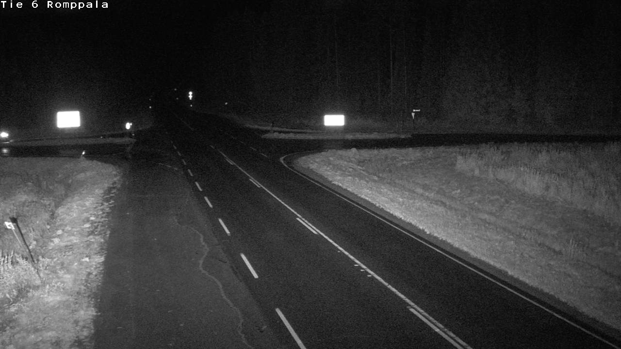 Weather Camera Image Road 6 Kontiolahti, Romppala, Kontiolahti, Pohjois-Karjala