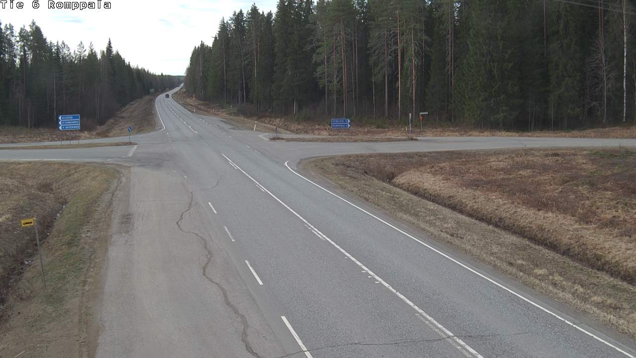 Kelikamerat Kuva Tie 6 Kontiolahti, Romppala, Kontiolahti, Pohjois-Karjala