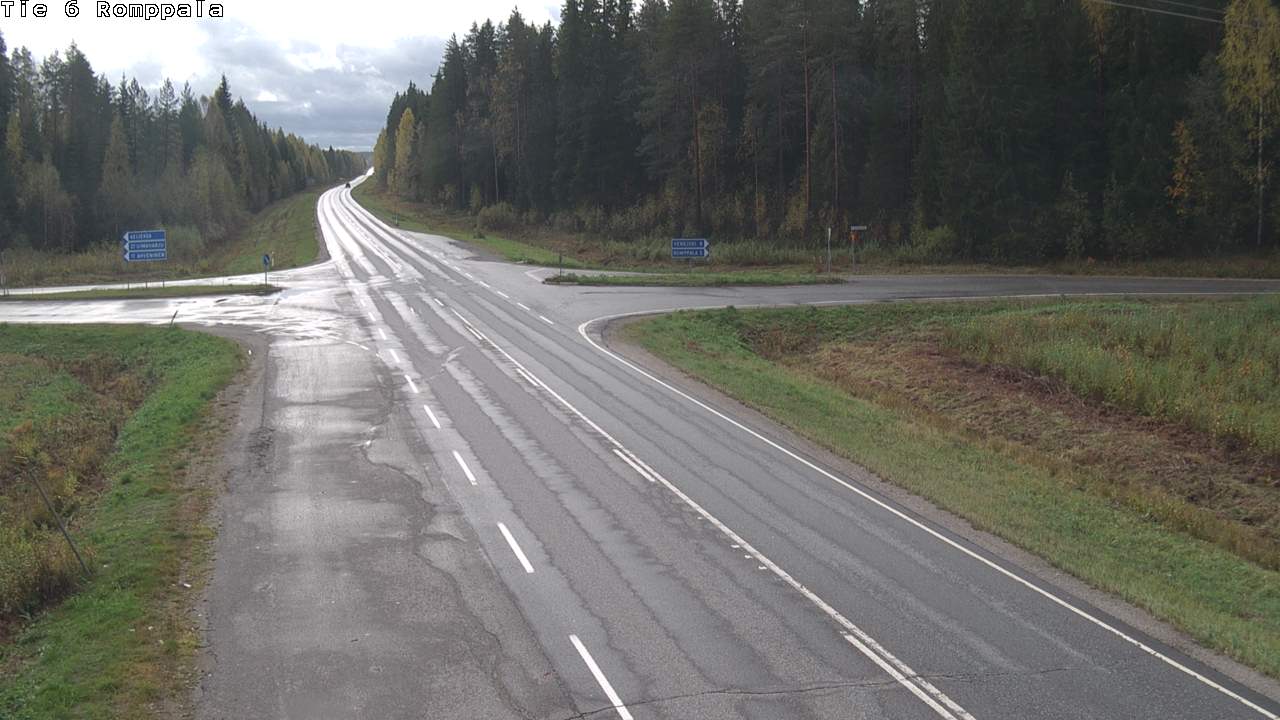 Weather Camera Image Road 6 Kontiolahti, Romppala, Kontiolahti, Pohjois-Karjala