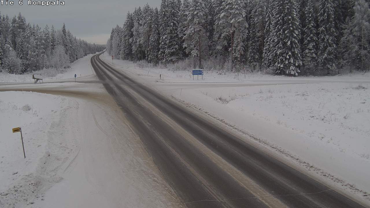 Weather Camera Image Road 6 Kontiolahti, Romppala, Kontiolahti, Pohjois-Karjala