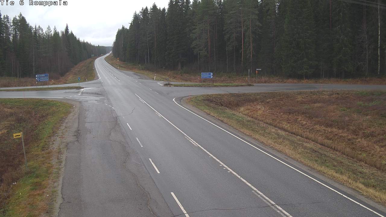 Kelikamerat Kuva Tie 6 Kontiolahti, Romppala, Kontiolahti, Pohjois-Karjala