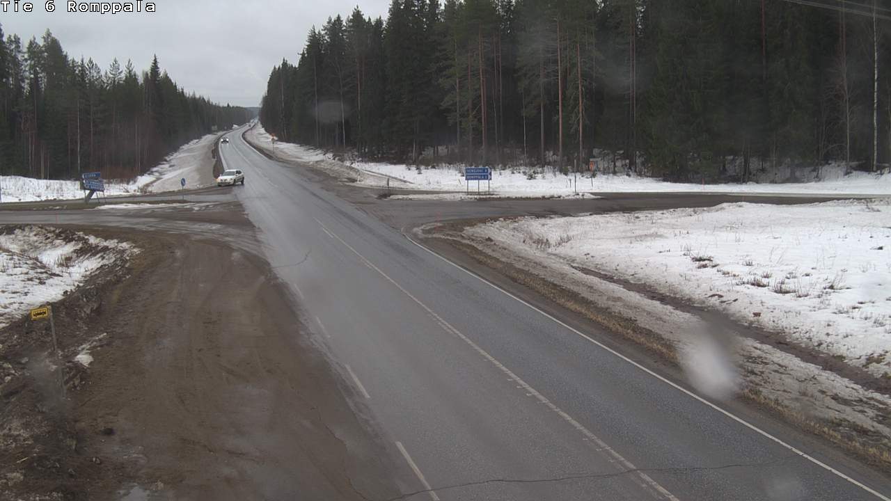 Weather Camera Image Road 6 Kontiolahti, Romppala, Kontiolahti, Pohjois-Karjala