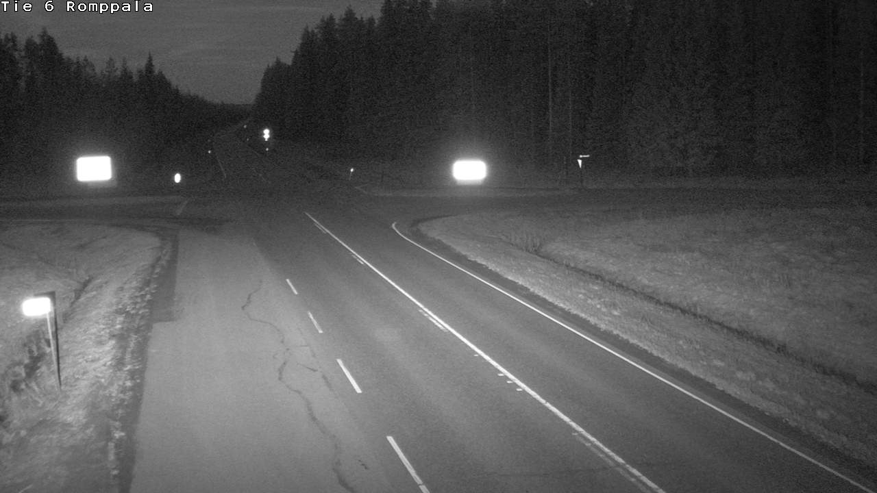 Weather Camera Image Road 6 Kontiolahti, Romppala, Kontiolahti, Pohjois-Karjala