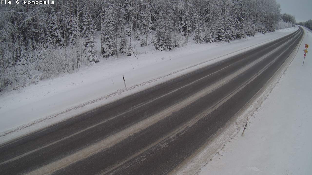 Weather Camera Image Road 6 Kontiolahti, Romppala, Kontiolahti, Pohjois-Karjala