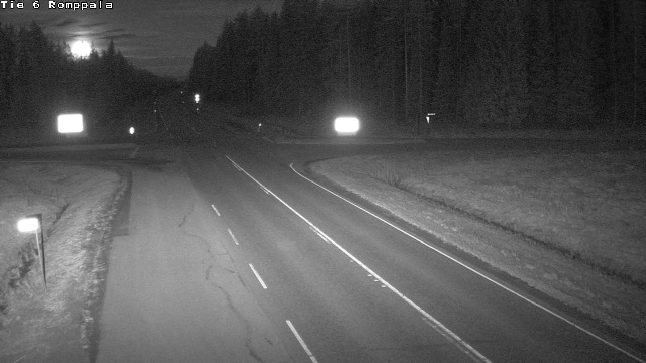 Weather Camera Image Road 6 Kontiolahti, Romppala, Kontiolahti, Pohjois-Karjala