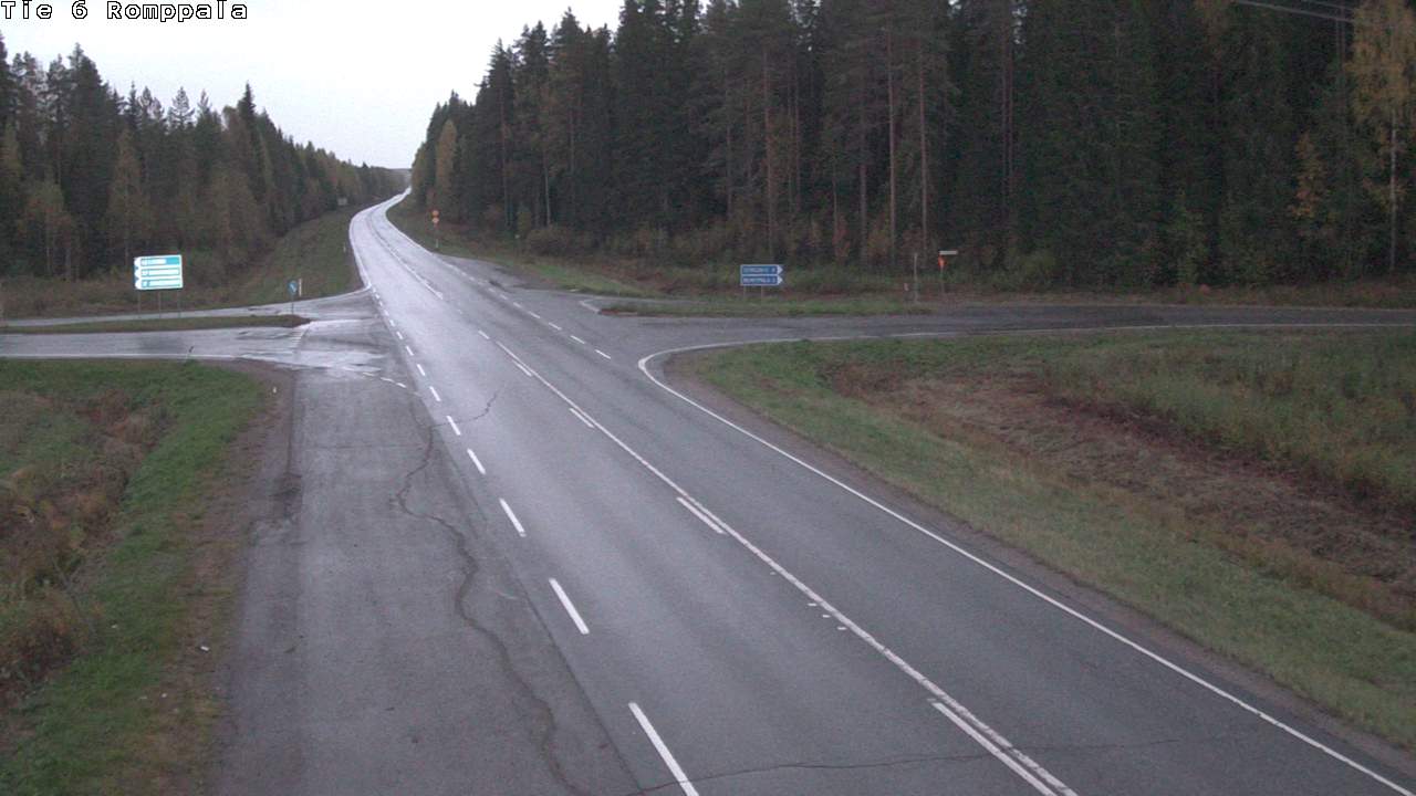 Weather Camera Image Road 6 Kontiolahti, Romppala, Kontiolahti, Pohjois-Karjala