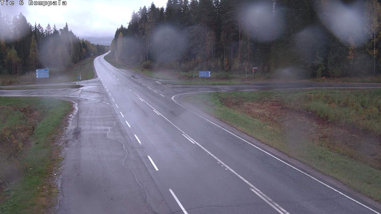 Weather Camera Image Road 6 Kontiolahti, Romppala, Kontiolahti, Pohjois-Karjala
