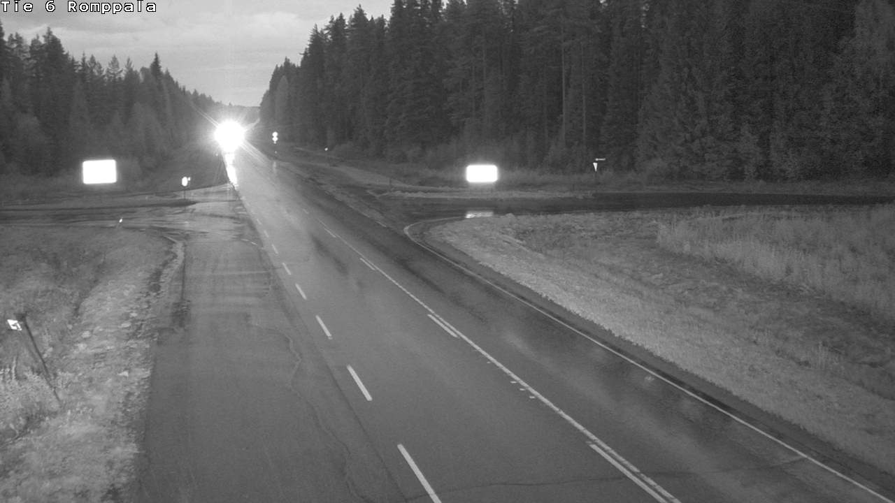Weather Camera Image Road 6 Kontiolahti, Romppala, Kontiolahti, Pohjois-Karjala