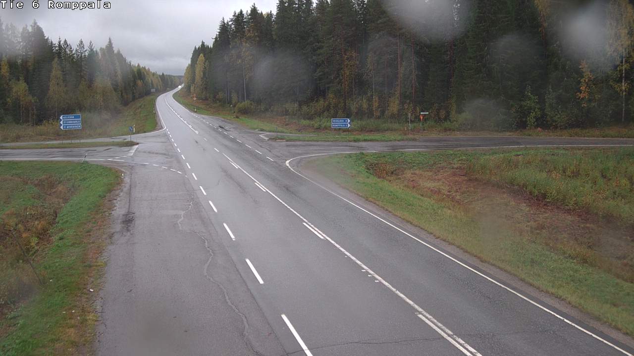 Weather Camera Image Road 6 Kontiolahti, Romppala, Kontiolahti, Pohjois-Karjala