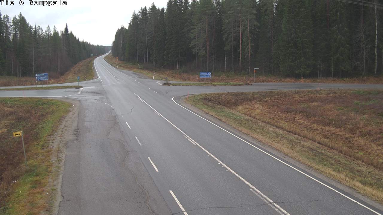 Kelikamerat Kuva Tie 6 Kontiolahti, Romppala, Kontiolahti, Pohjois-Karjala