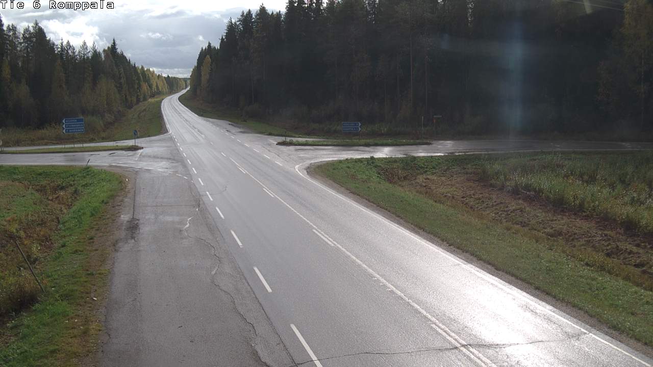 Weather Camera Image Road 6 Kontiolahti, Romppala, Kontiolahti, Pohjois-Karjala
