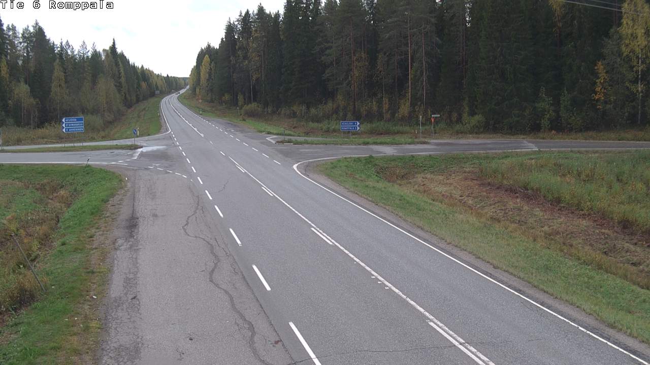 Kelikamerat Kuva Tie 6 Kontiolahti, Romppala, Kontiolahti, Pohjois-Karjala