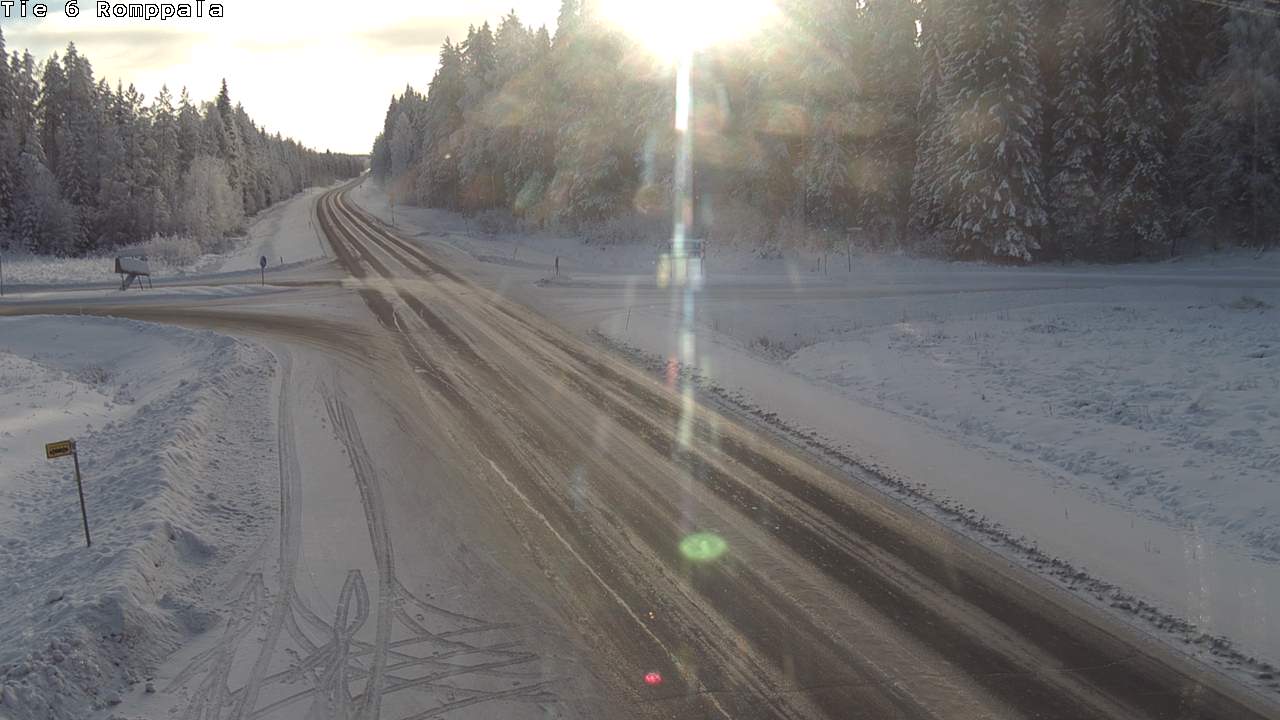 Weather Camera Image Road 6 Kontiolahti, Romppala, Kontiolahti, Pohjois-Karjala