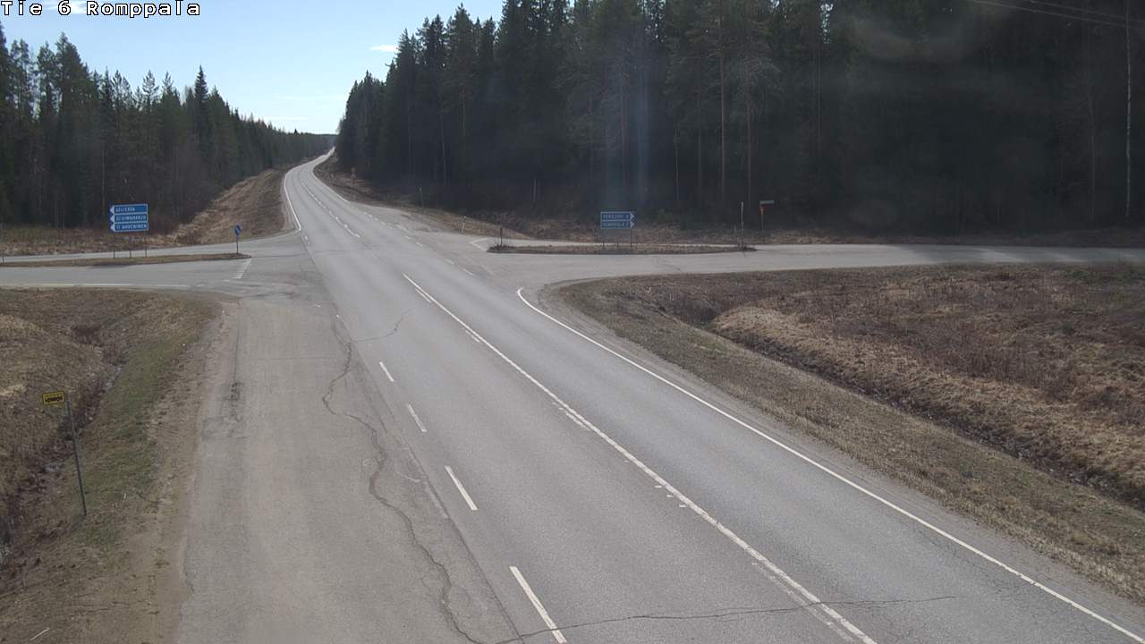 Kelikamerat Kuva Tie 6 Kontiolahti, Romppala, Kontiolahti, Pohjois-Karjala