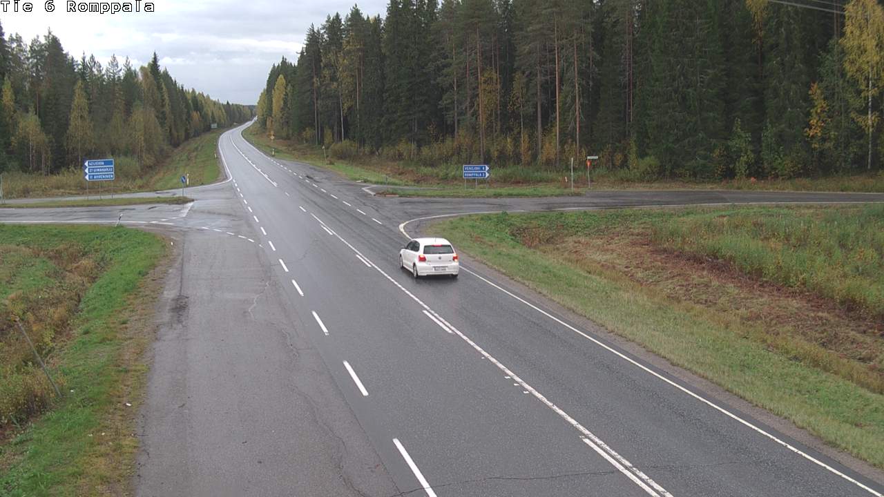 Weather Camera Image Road 6 Kontiolahti, Romppala, Kontiolahti, Pohjois-Karjala