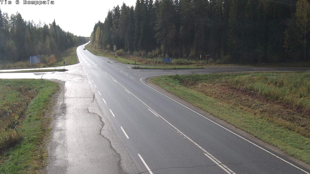Weather Camera Image Road 6 Kontiolahti, Romppala, Kontiolahti, Pohjois-Karjala