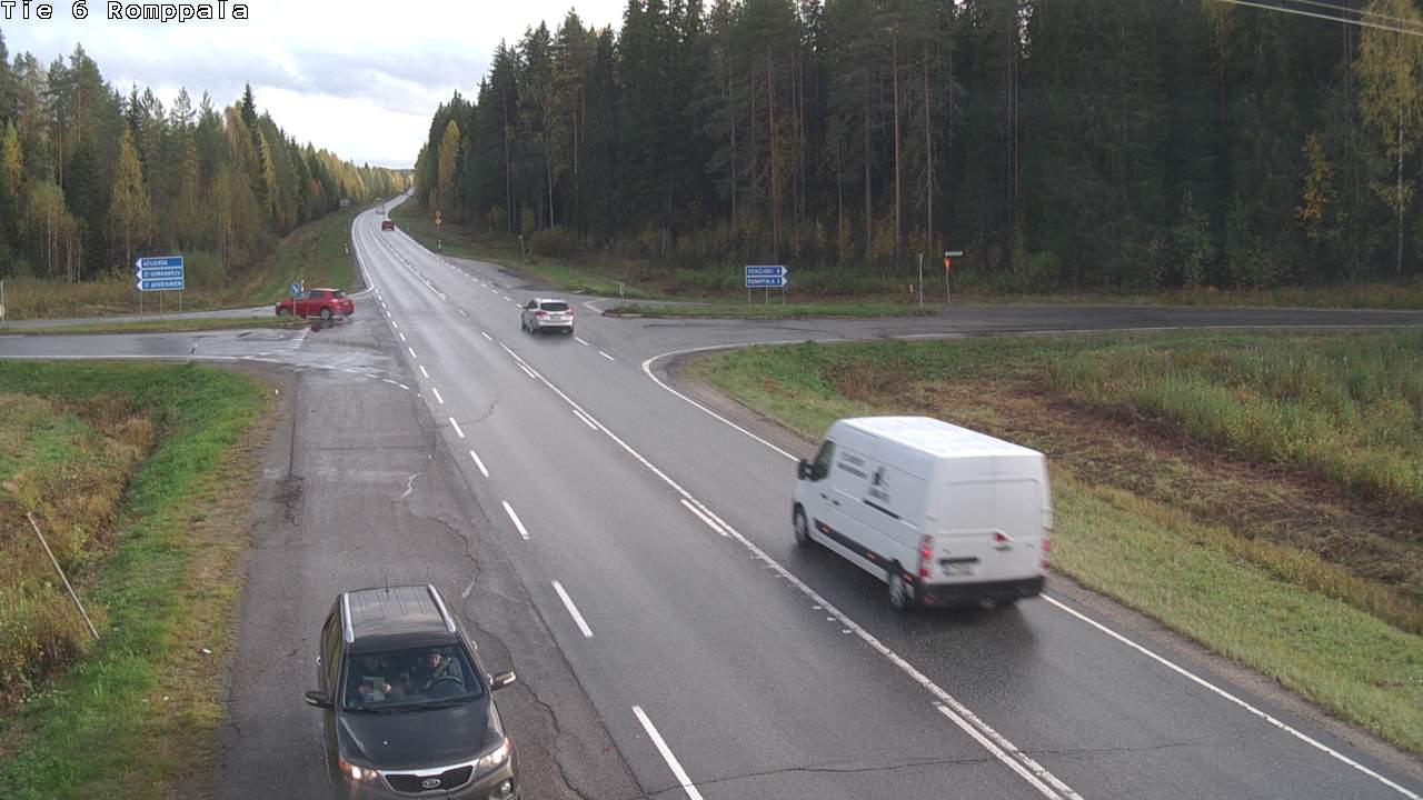 Weather Camera Image Road 6 Kontiolahti, Romppala, Kontiolahti, Pohjois-Karjala