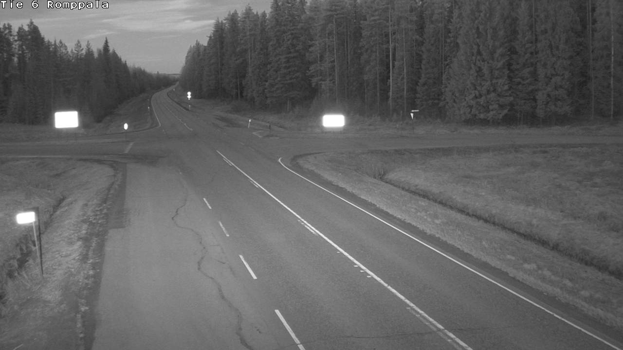 Weather Camera Image Road 6 Kontiolahti, Romppala, Kontiolahti, Pohjois-Karjala