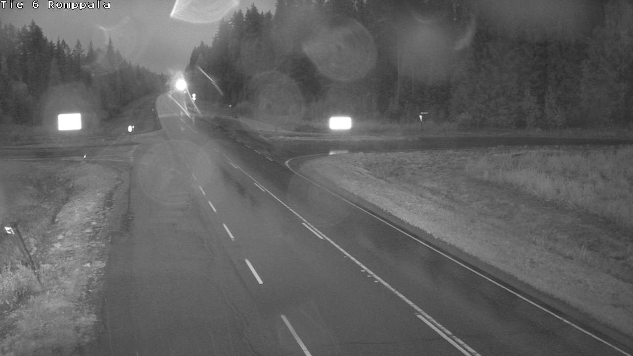 Weather Camera Image Road 6 Kontiolahti, Romppala, Kontiolahti, Pohjois-Karjala