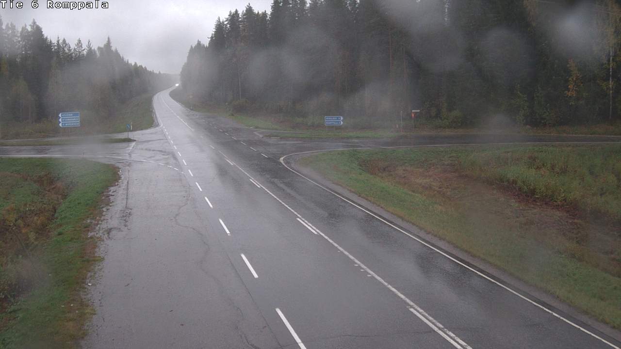 Weather Camera Image Road 6 Kontiolahti, Romppala, Kontiolahti, Pohjois-Karjala