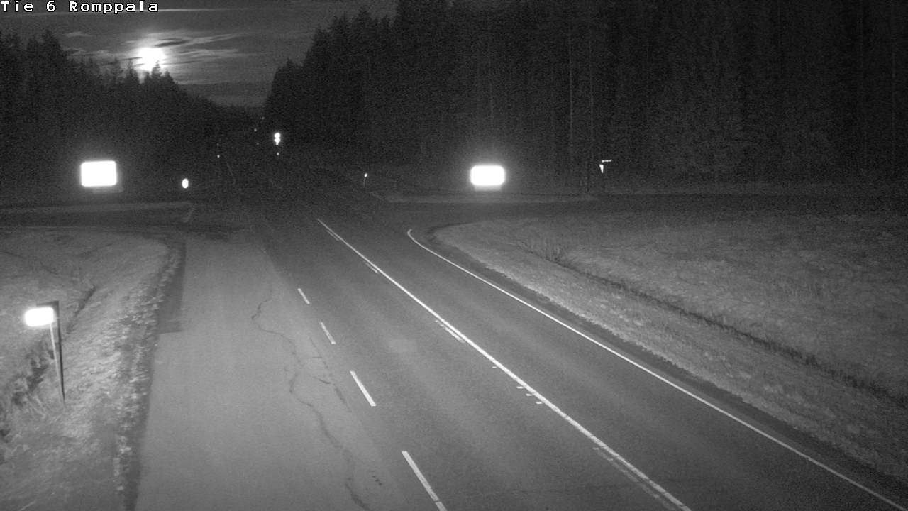 Weather Camera Image Road 6 Kontiolahti, Romppala, Kontiolahti, Pohjois-Karjala