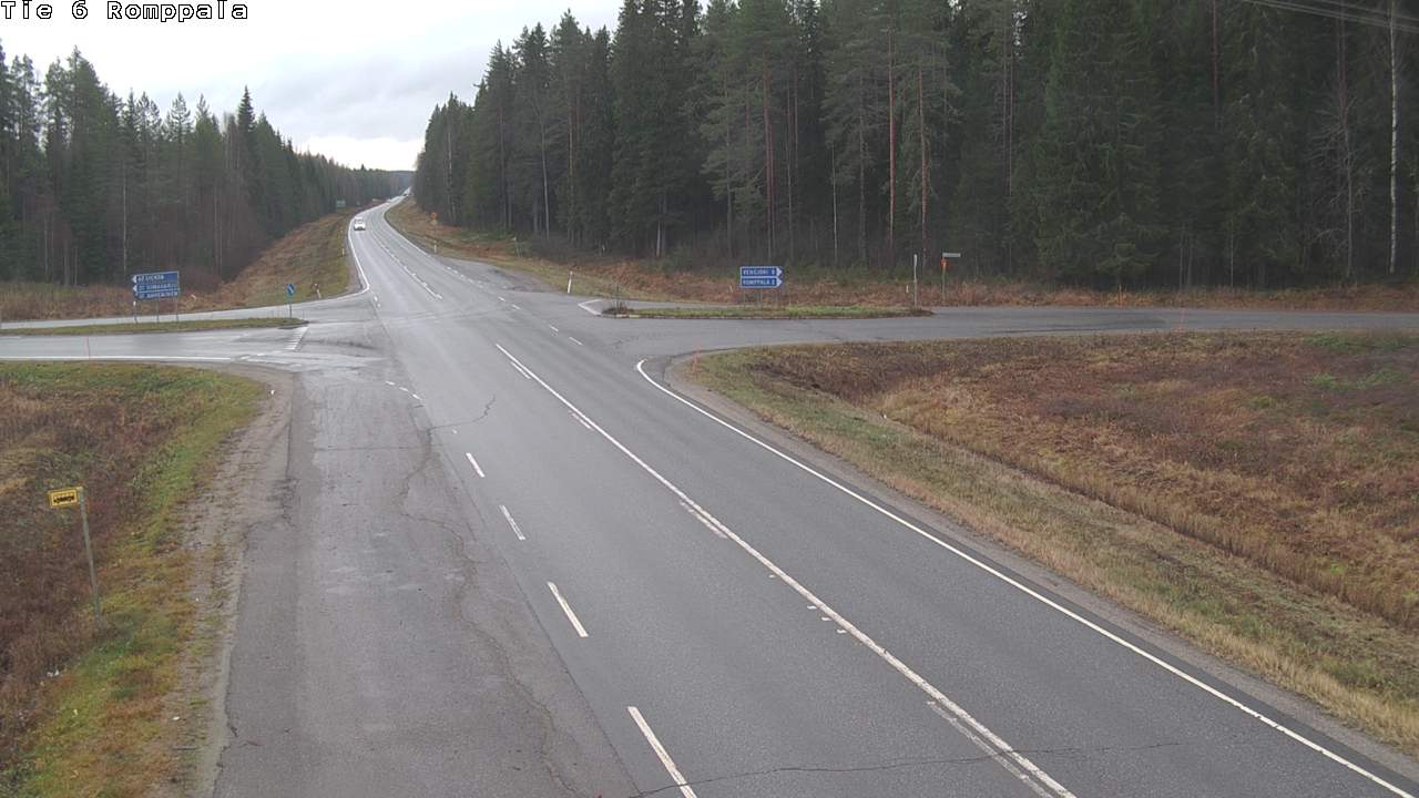 Kelikamerat Kuva Tie 6 Kontiolahti, Romppala, Kontiolahti, Pohjois-Karjala