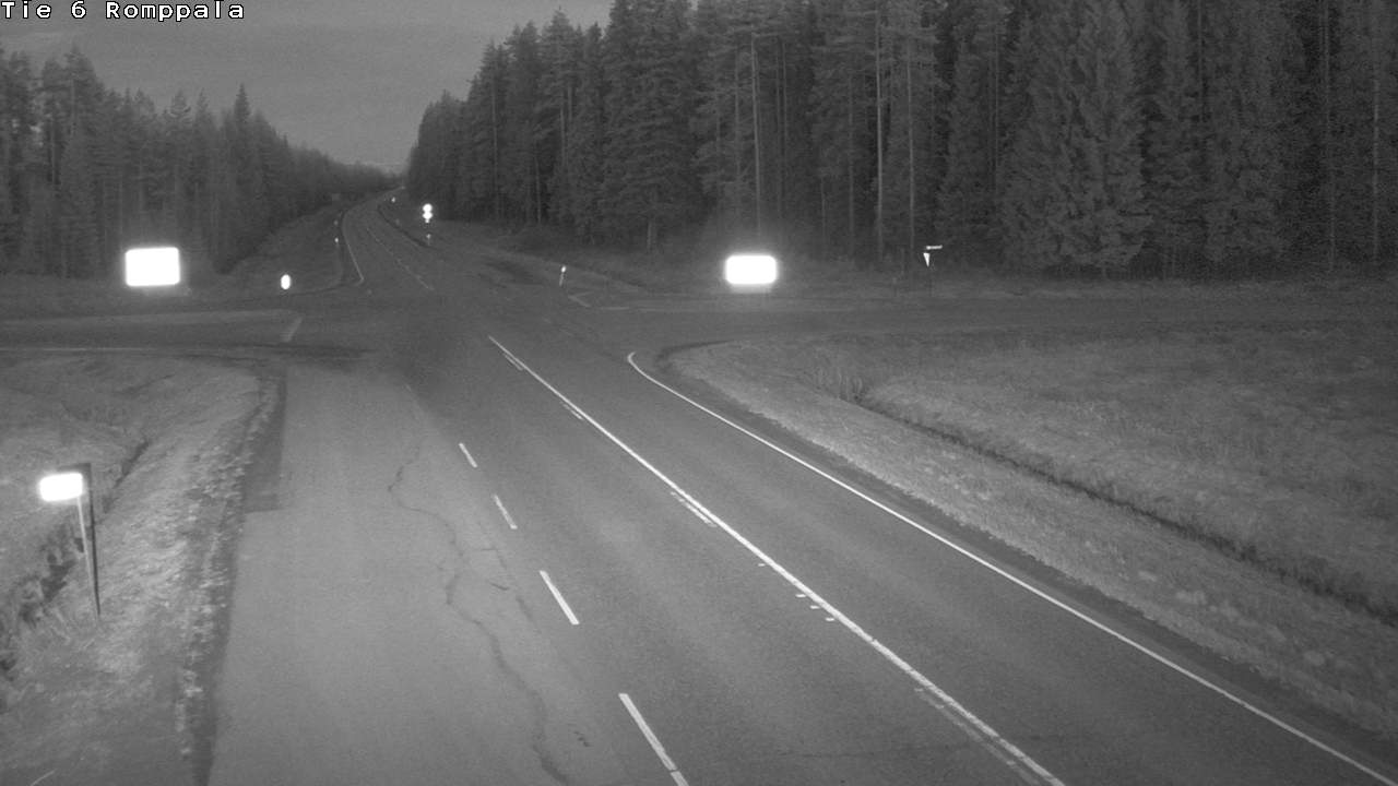 Weather Camera Image Road 6 Kontiolahti, Romppala, Kontiolahti, Pohjois-Karjala