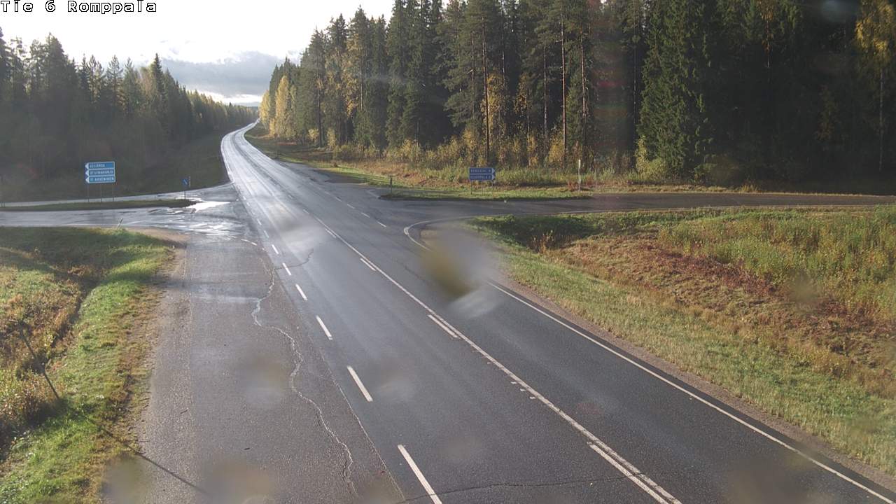 Weather Camera Image Road 6 Kontiolahti, Romppala, Kontiolahti, Pohjois-Karjala