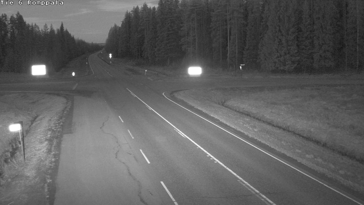 Weather Camera Image Road 6 Kontiolahti, Romppala, Kontiolahti, Pohjois-Karjala