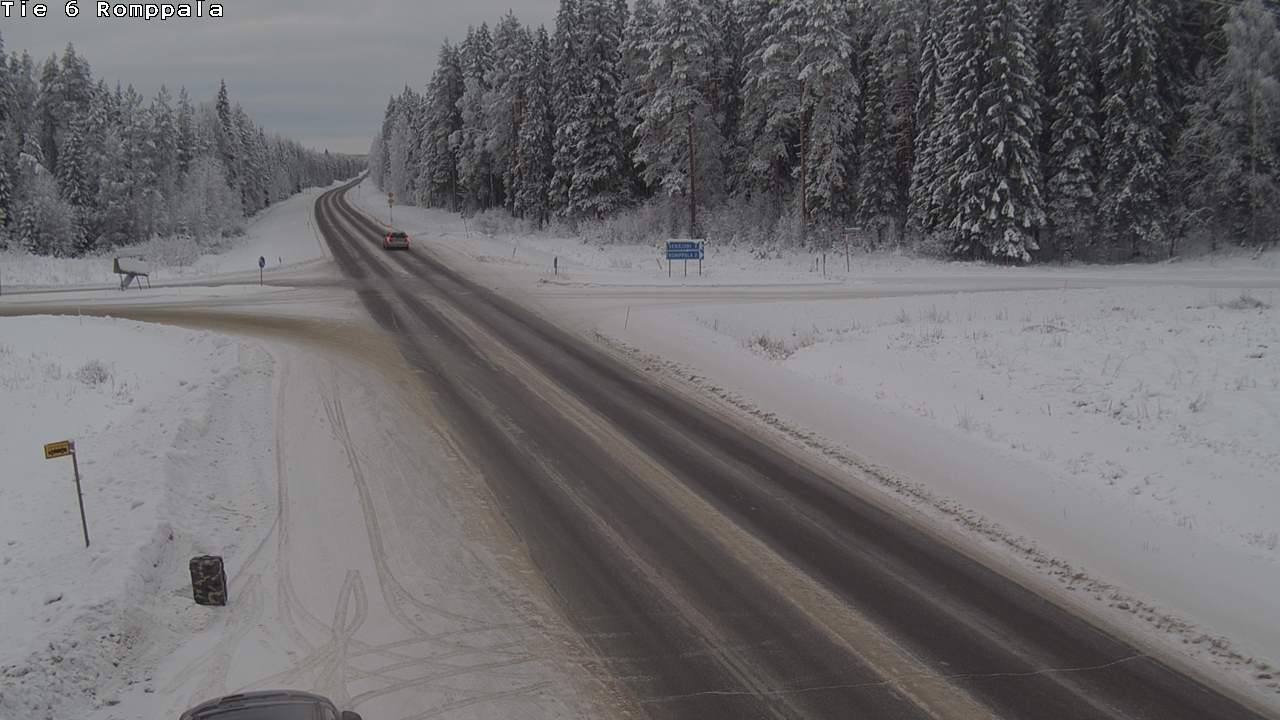 Weather Camera Image Road 6 Kontiolahti, Romppala, Kontiolahti, Pohjois-Karjala