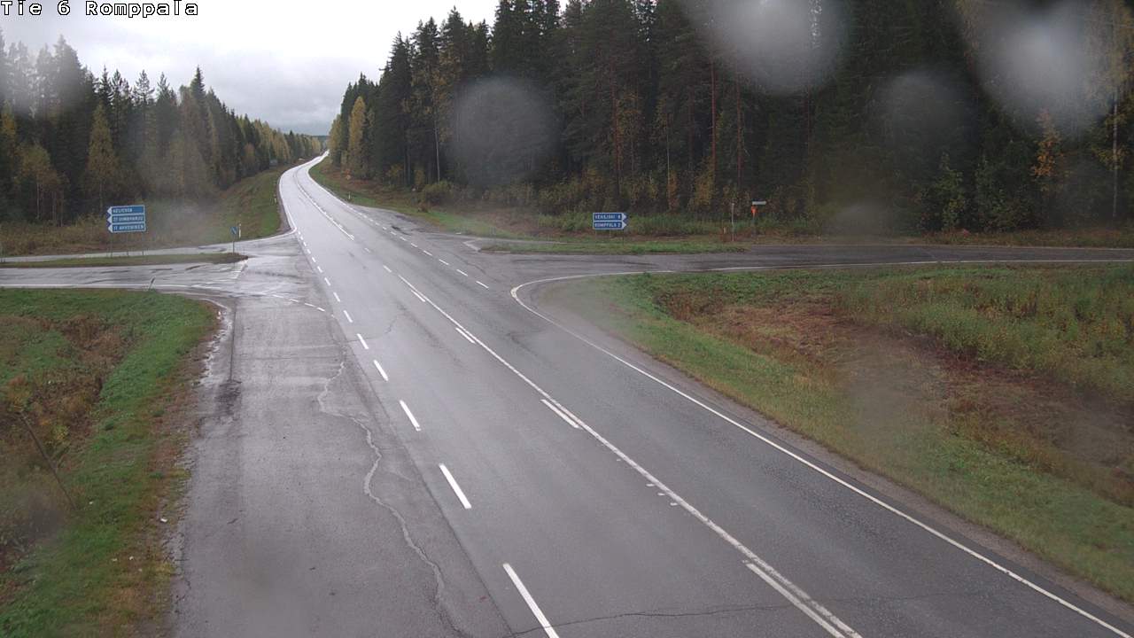 Weather Camera Image Road 6 Kontiolahti, Romppala, Kontiolahti, Pohjois-Karjala